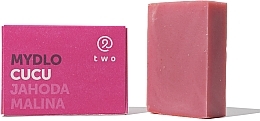 Fragrances, Perfumes, Cosmetics Raspberry & Strawberry Solid Soap - Two Cosmetics Cucu Solid Soap with Shea Butter