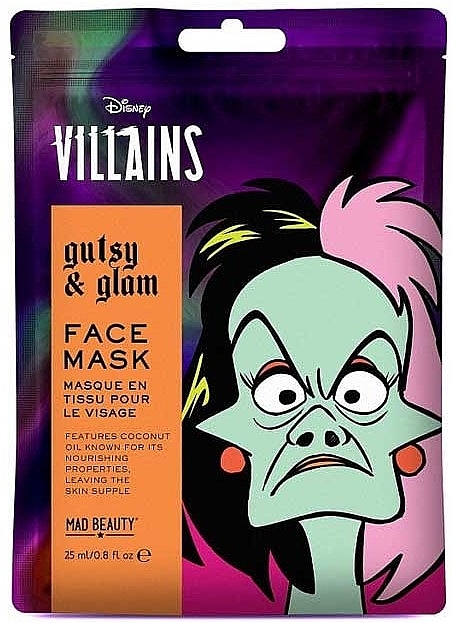 Cruella Face Mask - Mad Beauty Disney Villains Cruella Face Mask — photo N2