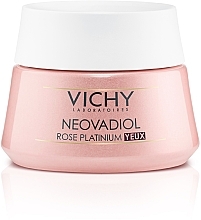 Fragrances, Perfumes, Cosmetics Eye Cream - Vichy Neovadiol Rose Platinium Eye Pink Anti-Puffiness & Wrinkle Care