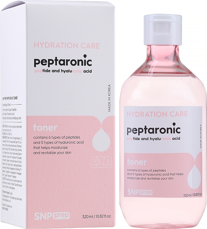 Moisturizing Face Toner with Peptides - SNP Prep Peptaronic Toner — photo N2