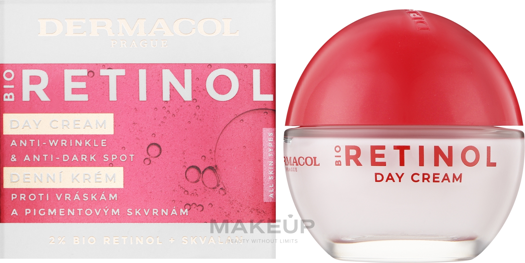 Retinol Day Face Cream - Dermacol Bio Retinol Day Cream — photo 50 ml