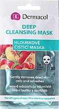 Face Sheet Mask - Dermacol 3D Deep Cleansing Mask — photo N1