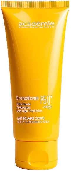 日焼け止めボディミルク - Academie Bronzecran Body Sunscreen Milk SPF 50+ — photo N1