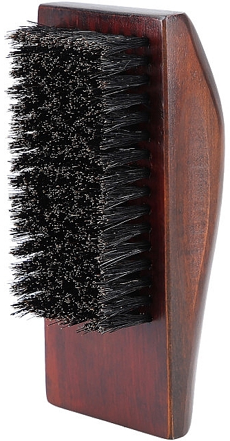 Beard Brush with Natural Boar Bristles, rectangular - Lussoni Men Natural Baerd Brush — photo N6