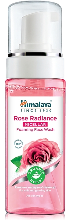 Micellar Face Cleansing Foam 'Rose' - Himalaya Herbals Rose Radiance Micellar Foaming Face Wash — photo N1