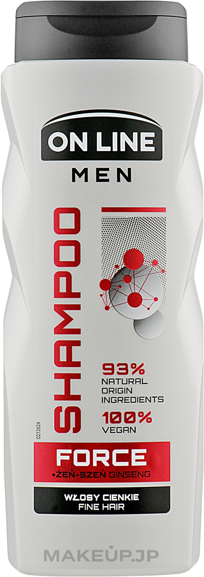 Shampoo for Fine Hair - On Line Men Force Shampoo — photo 400 ml