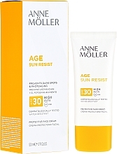 Fragrances, Perfumes, Cosmetics Facial Sun Cream - Anne Moller Age Sun Resist Protective Face Cream SPF30