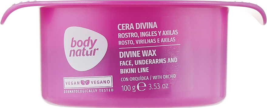 Professional Face, Bikini & Underarm Wax - Body Natur Divine Wax for Face & Delicate Areas — photo N3