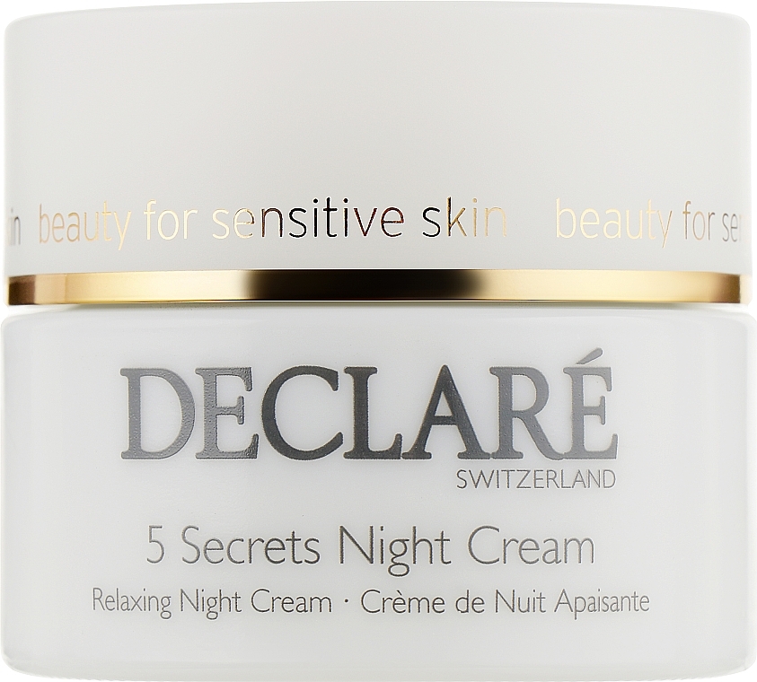 Repairing Night Cream "5 Secrets" - Declare Stress Balance 5 Secrets Night Cream — photo N1