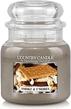 Fragrances, Perfumes, Cosmetics Scented Candle - Country Candle Smoke & S'mores