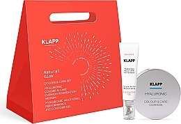 Fragrances, Perfumes, Cosmetics Set - Klapp Natural Glow Colour & Care Cushion Medium (cushion/15ml + eye/gel/15ml)