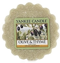 Fragrances, Perfumes, Cosmetics Scented Wax - Yankee Candle Olive & Thyme Wax Melts