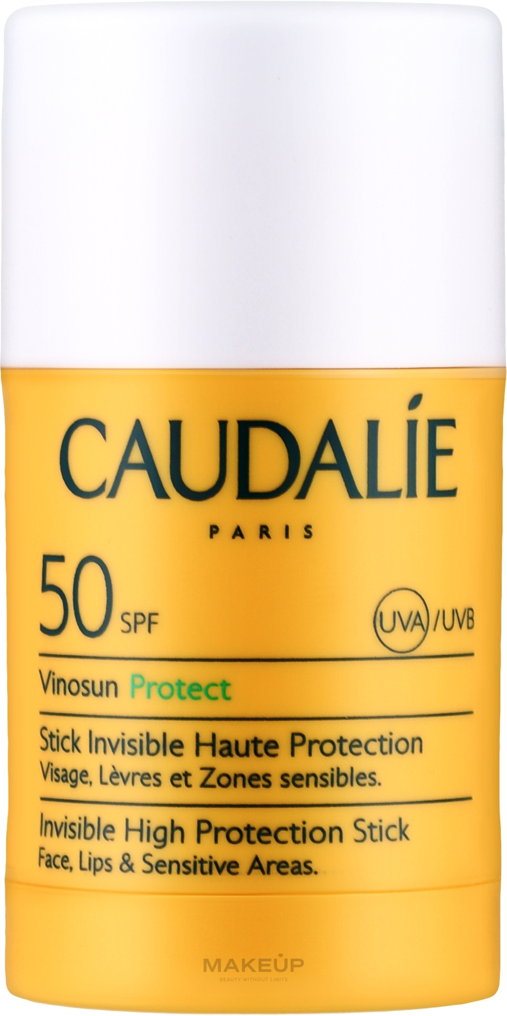 Sunscreen Stick - Caudalie Vinosun Protect Invisible High Protection Stick SPF 50 — photo 15 g