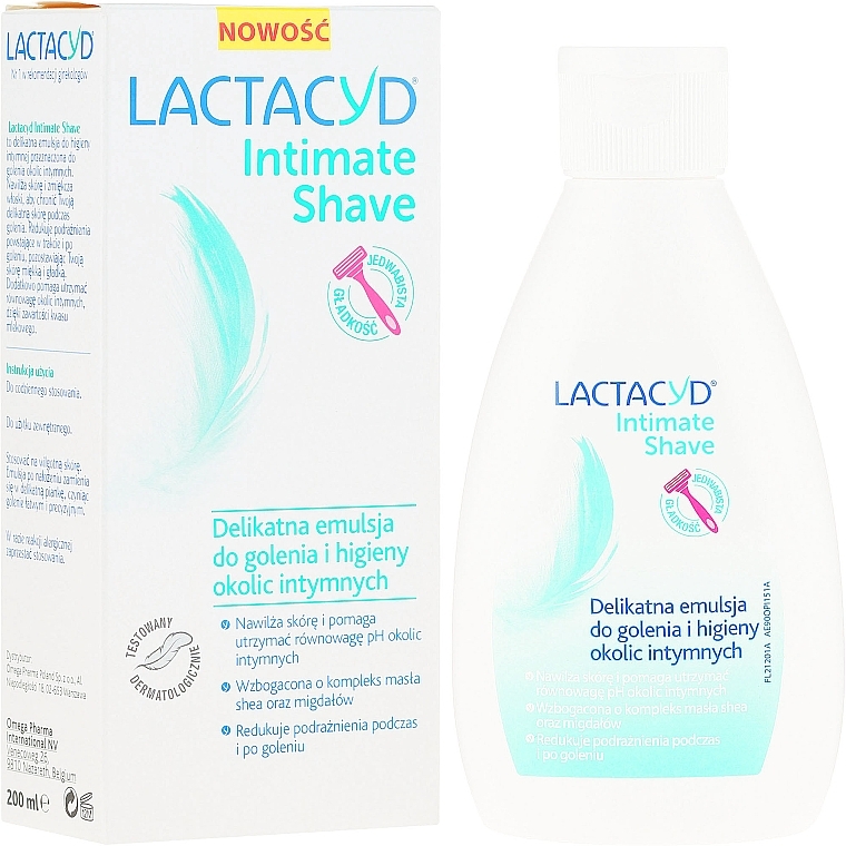 Delicate Shaving & Intimate Wash Emulsion - Lactacyd Intimate Shave — photo N1