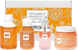 Fragrances, Perfumes, Cosmetics Hair Set - Moisturizing Treatment Kit (sh/200ml + fluide/100ml + h/mask/250ml + spray/100ml)