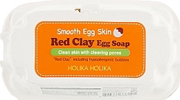 Red Clay Soap - Holika Holika Red Clay Egg Soap — photo N1