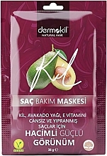 Clay, Avocado & Vitamin E Hair Mask - Dermokil Hair Care Mask — photo N1