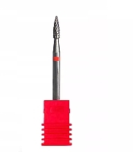 Fragrances, Perfumes, Cosmetics Bullet Carbide Nail Drill Bit, red - Sleek Shine