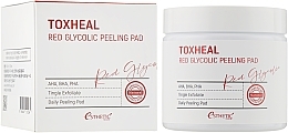 Fragrances, Perfumes, Cosmetics Cleaning Pads - Esthetic House Toxheal Red Glycolic Peeling Pad