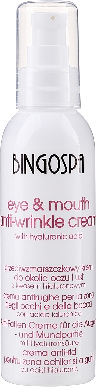 Hyaluronic Acid Anti-Wrinkle Eye and Lip Cream - BingoSpa — photo N1