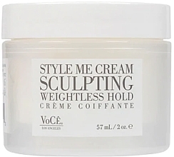 Fragrances, Perfumes, Cosmetics Hair Styling Cream - VoCe Haircare Style Me Cream Sculpting Weightless Hold