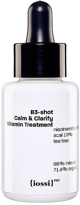 Niacinamide Face Serum - Iossi Pro B3-shot Calm & Clarify Vitamin Treatment — photo N2