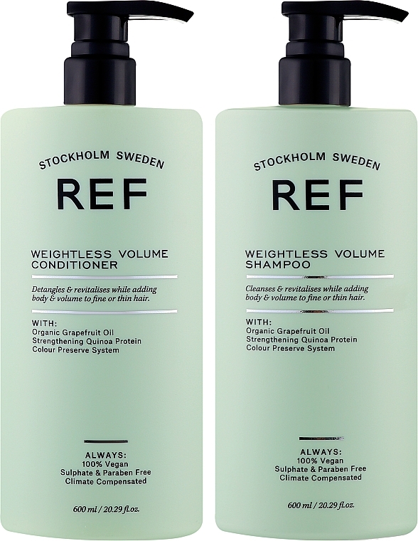 Set - REF Weightless Volume Duo (shm/600ml + cond/600ml) — photo N2