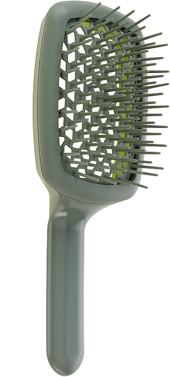 Hair Brush SP508.A, green - Janeke Curvy M Extreme Volume Vented Brush Lime — photo N1