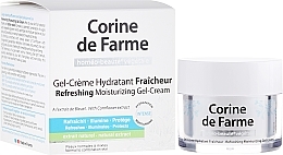 Fragrances, Perfumes, Cosmetics Refreshing Moisturizing Cream-Gel for Normal and Combination Skin - Corine de Farme