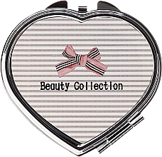 Fragrances, Perfumes, Cosmetics Cosmetic Mirror, 85628 "Kompakt Serce", striped - Top Choice