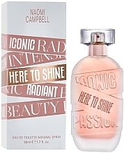 Naomi Campbell Here To Shine - Eau de Toilette — photo N2