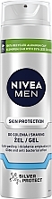 Fragrances, Perfumes, Cosmetics Antibacterial Shaving Gel "Silver Protect" - NIVEA MEN Silver Protect Shaving Gel