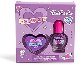 Set - Martinelia Crush Nail Polish & Lip Gloss Duo Pack (nail polish/3ml + lip gloss/2.5g) — photo N1