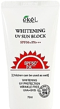 Fragrances, Perfumes, Cosmetics Sun Cream for Light Skin SPF 50+/PA+++ - Ekel Whitening UV Sun Block