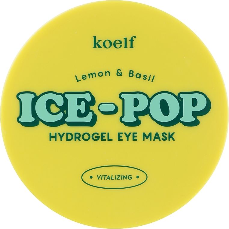 Lemon & Basil Hydrogel Eye Patch - Petitfee&Koelf Lemon & Basil Ice-Pop Hydrogel Eye Mask — photo N1