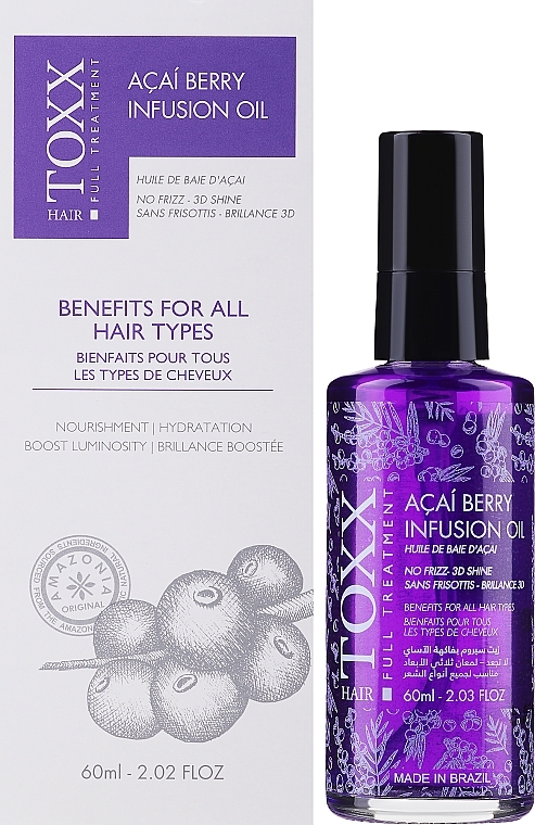 Acai Berry Oil - Hair.TOXX Acai Berry Infusion Oil — photo N2