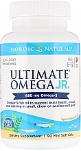 Fragrances, Perfumes, Cosmetics Dietary Supplement with Strawberry Scent "Omega-3", 860 mg - Nordic Naturals Ultimate Omega Junior