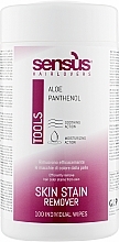 Colour Remover Wipes - Sensus Tools Skin Stain Remover — photo N1