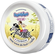 Fragrances, Perfumes, Cosmetics Face & Body Kids Lightweight Cream, yellow jar - Bambino Kids