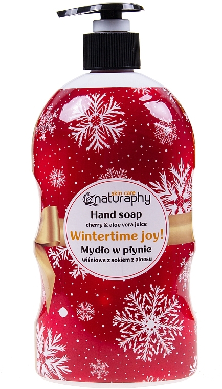Cherry & Aloe Vera Liquid Hand Soap - Naturaphy Hand Soap — photo N3