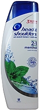 Shampoo - Head & Shoulders Anti-dandruff menthol fresh 2in1 Shampoo — photo N1