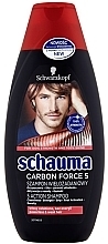 Fragrances, Perfumes, Cosmetics Men Hair Shampoo "Carbon Force 5" - Schwarzkopf Schauma Carbon Force 5 Shampoo