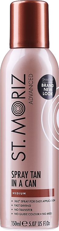 Self-tanning Spray - St. Moriz Advanced Gradual Spray Tan In A Can Medium — photo N1