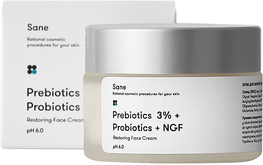 Probiotic Face Cream - Sane Restoring Face Cream — photo N3