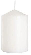 Cylindrical Candle 70x100 mm, white - Bispol — photo N1