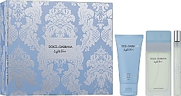 Fragrances, Perfumes, Cosmetics Dolce&Gabbana Light Blue - Set (edt/50ml + b/cr/50ml + edt/10ml)