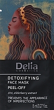 Detoxifying Face Mask - Delia Cosmetics Detoxifying Peel-Off Face Mask — photo N1