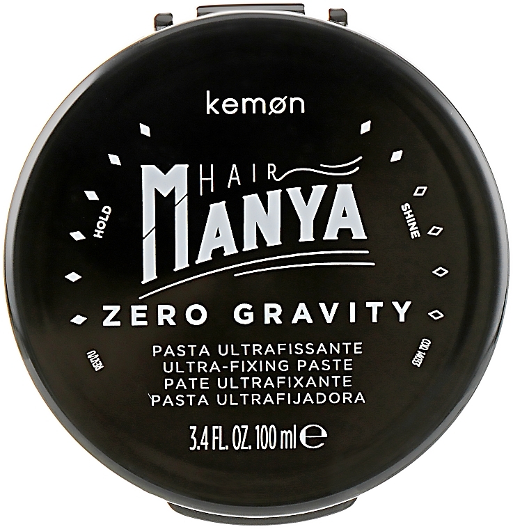 Extra Strong Hold Modeling Paste - Kemon ﻿Hair Manya Zero Gravity Ultra Fixing Cream — photo N1
