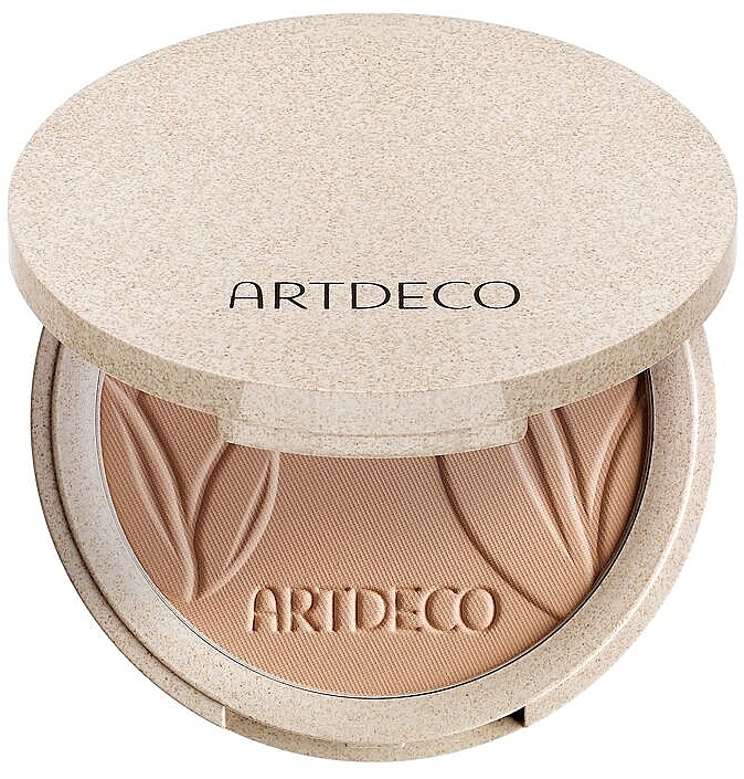 Compact Face Powder - Artdeco Green Couture Natural Finish Makeup — photo N3