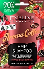 Fragrances, Perfumes, Cosmetics Weak & Brittle Hair Shampoo - Eveline Cosmetics Food For Hair Aroma Coffee Shampoo (sample)